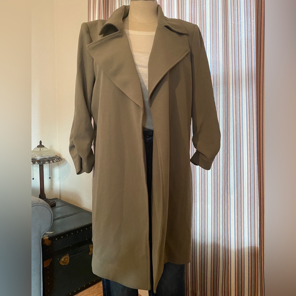 Gorgeous Olive green coat L